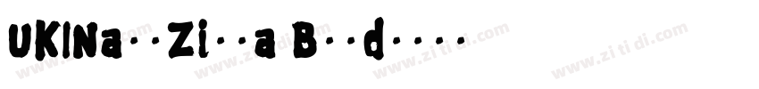 UKINasqZilwa Bold字体转换